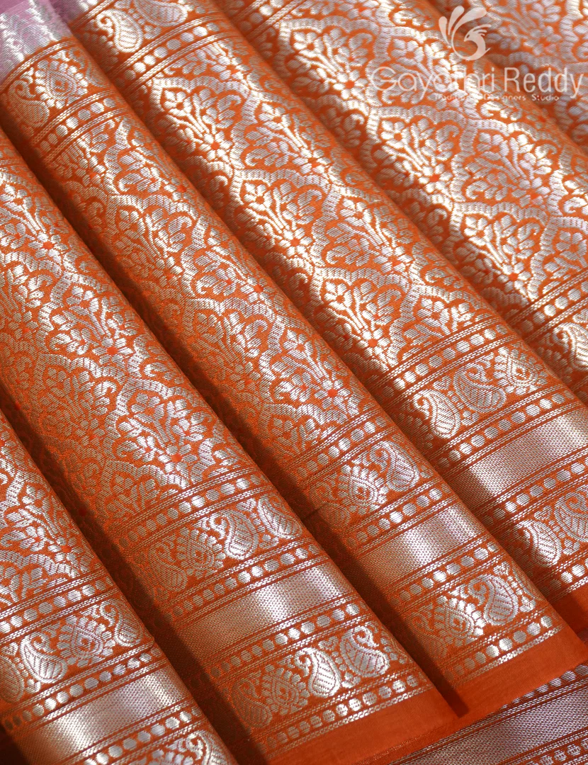 MANGO SILK SAREE -PRM1066 - Image 4