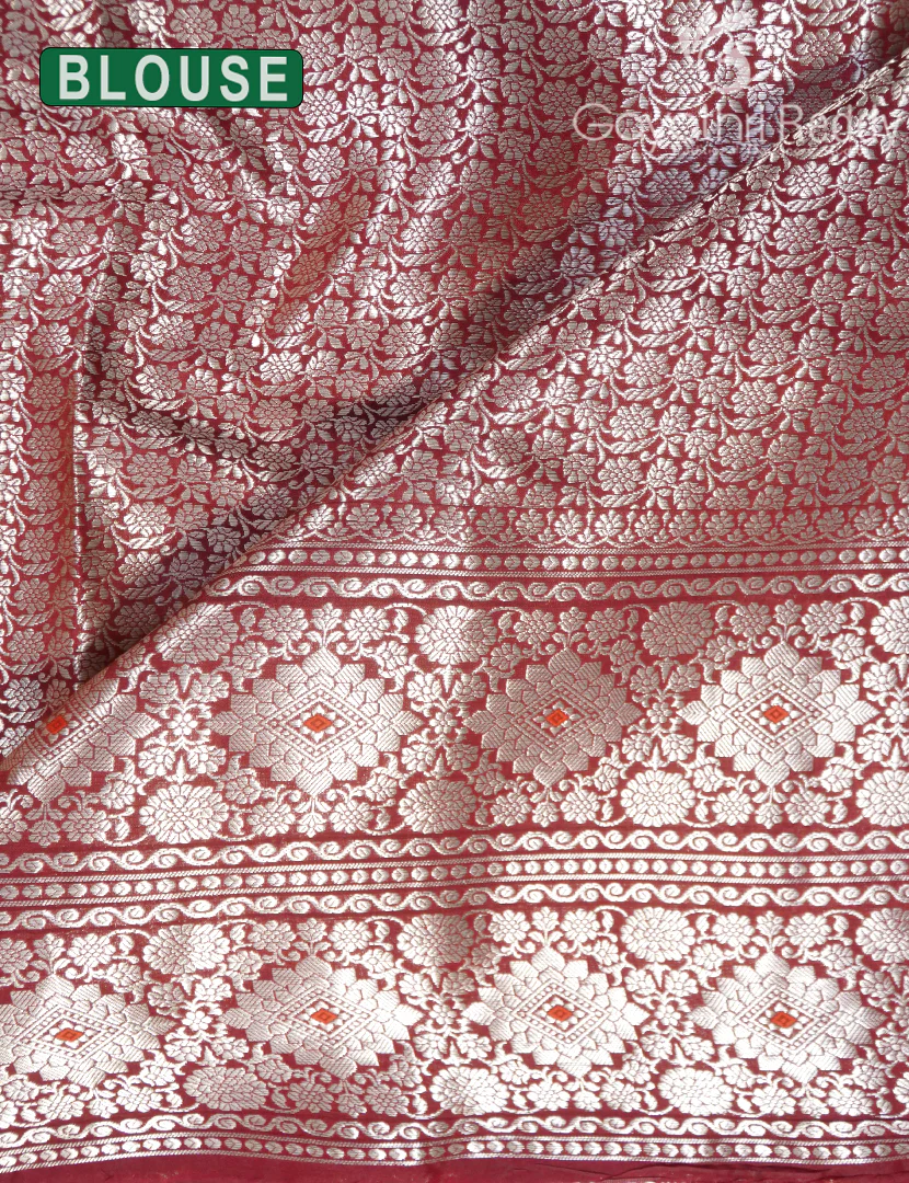 MANGO SILK SAREE -PRM1075 - Image 3
