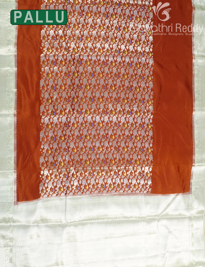 MANGO SILK SAREE -PRM1078 - Image 2