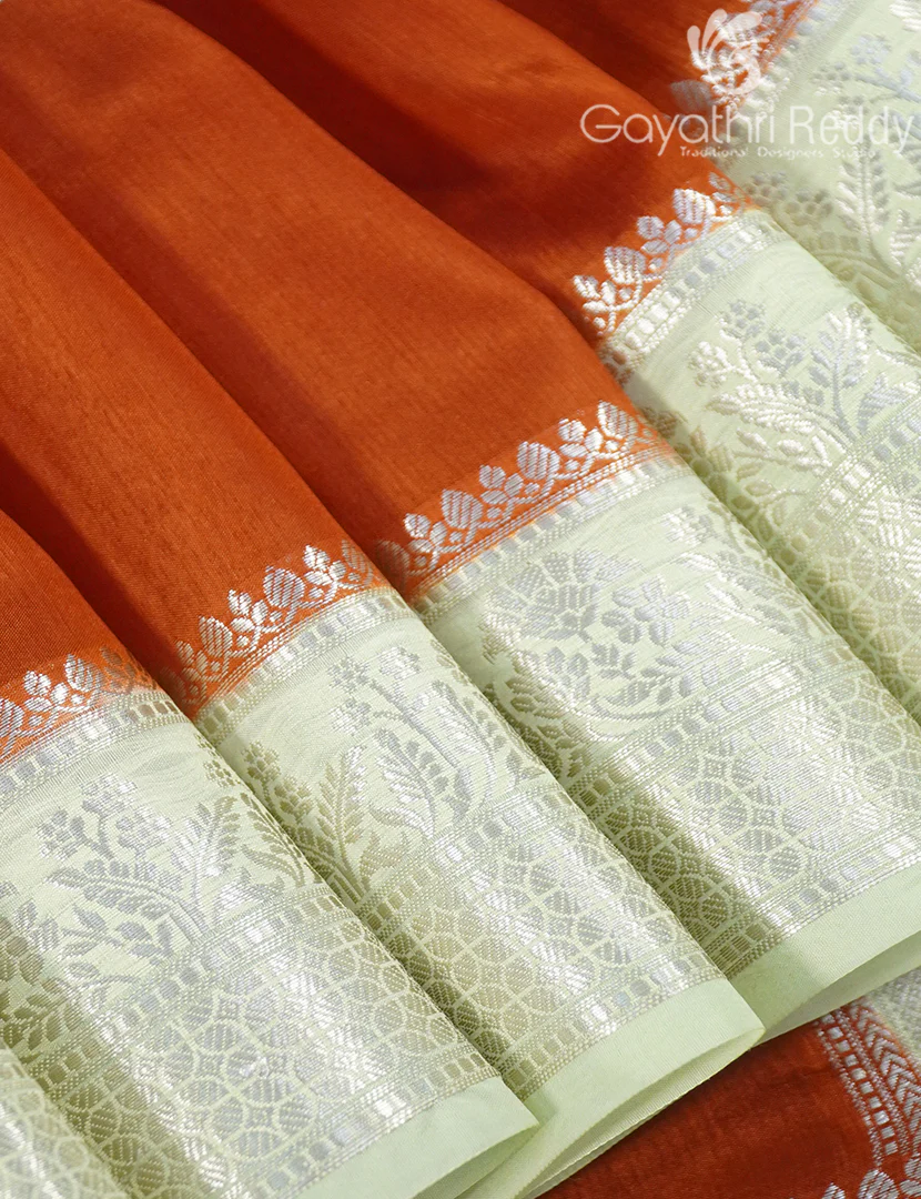 MANGO SILK SAREE -PRM1078 - Image 4