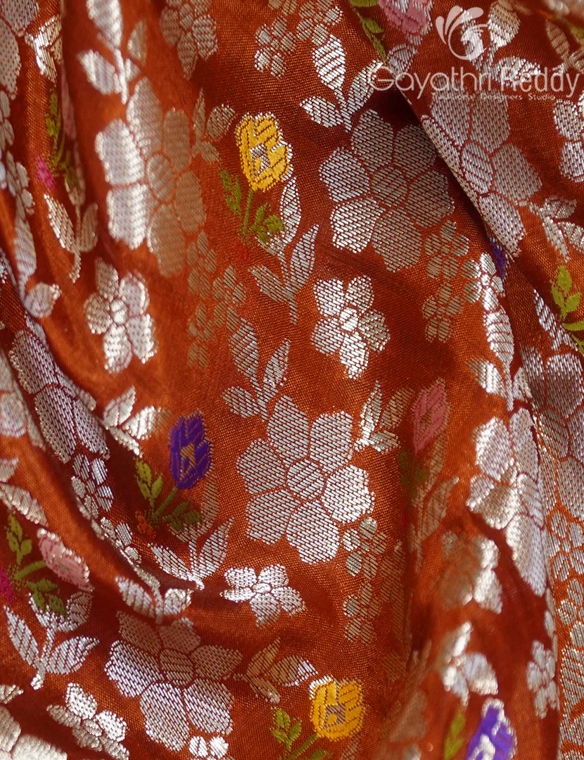 MANGO SILK SAREE -PRM1078 - Image 5