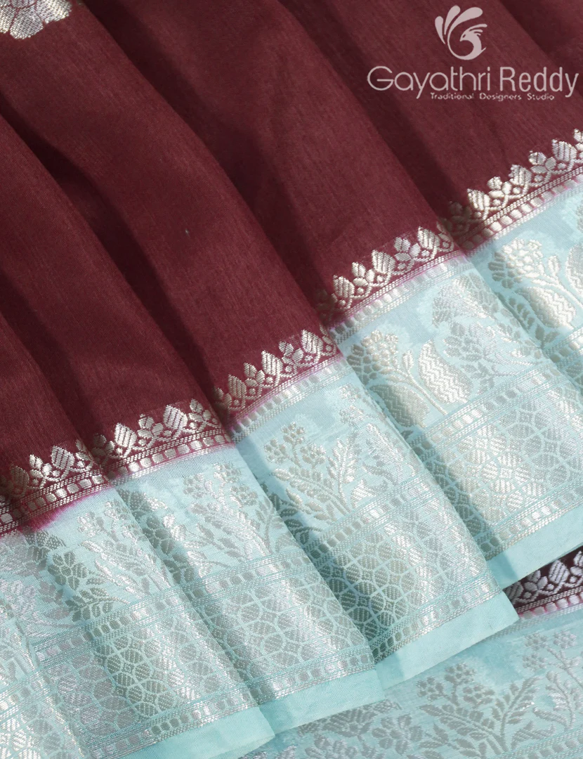 MANGO SILK SAREE -PRM1083 - Image 4