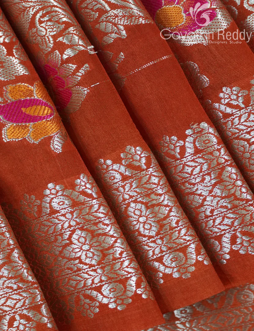 MANGO SILK SAREE -PRM961 - Image 4