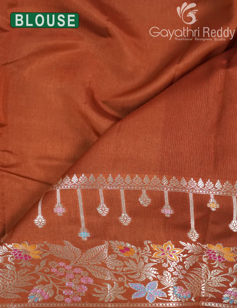 MANGO SILK SAREE -PRM969 - Image 3