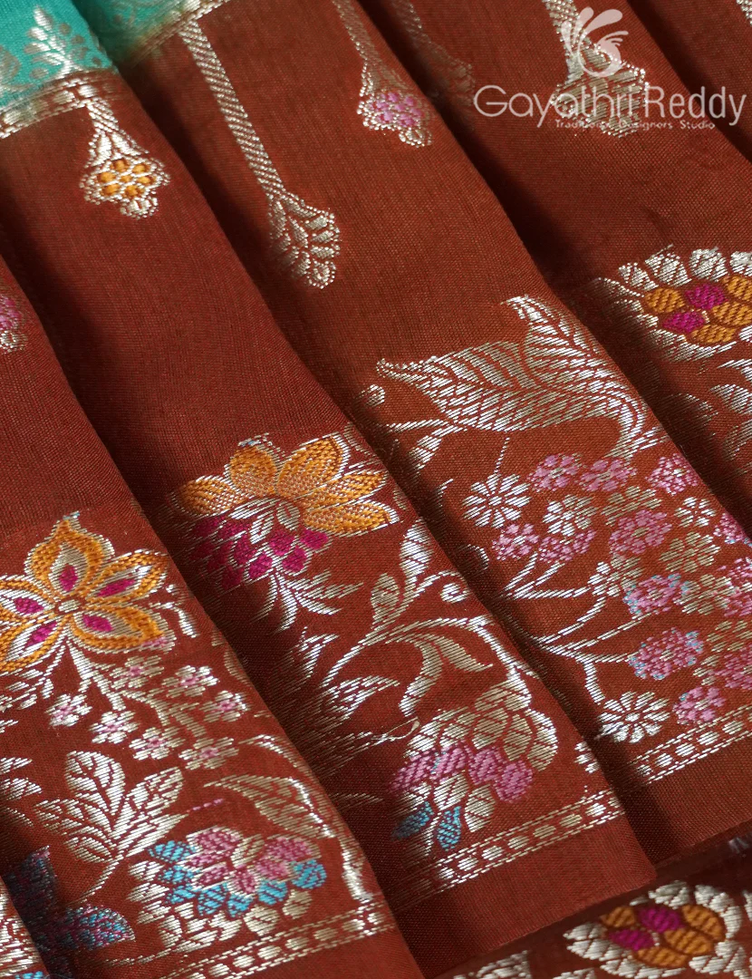 MANGO SILK SAREE -PRM969 - Image 4