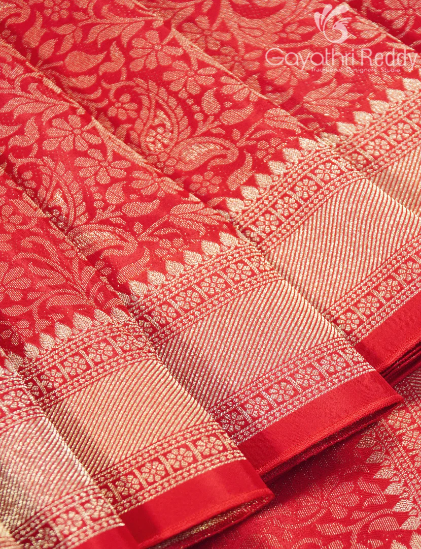 MYSORE CREPE BROCADE SAREE-MCB11 - Image 5