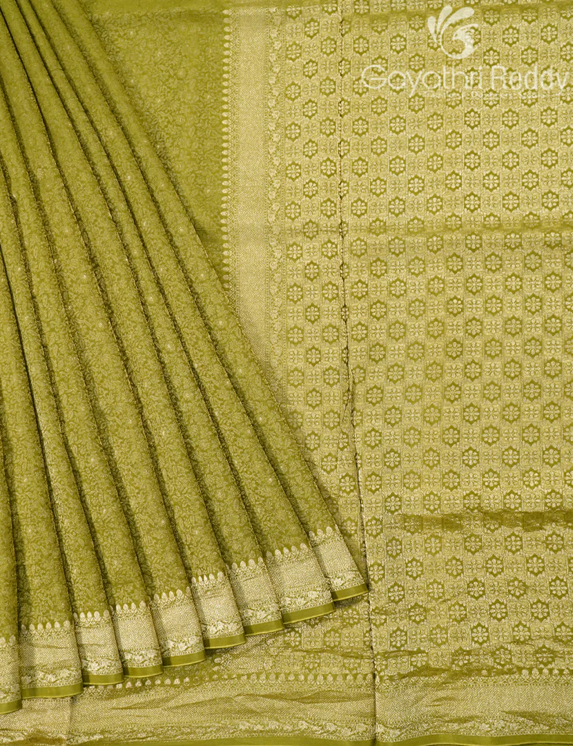 MYSORE CREPE BROCADE SAREE-MCB22 - Image 2