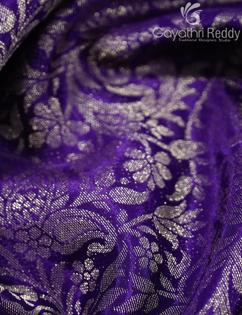 MYSORE CREPE BROCADE SAREE-MCB23 - Image 6