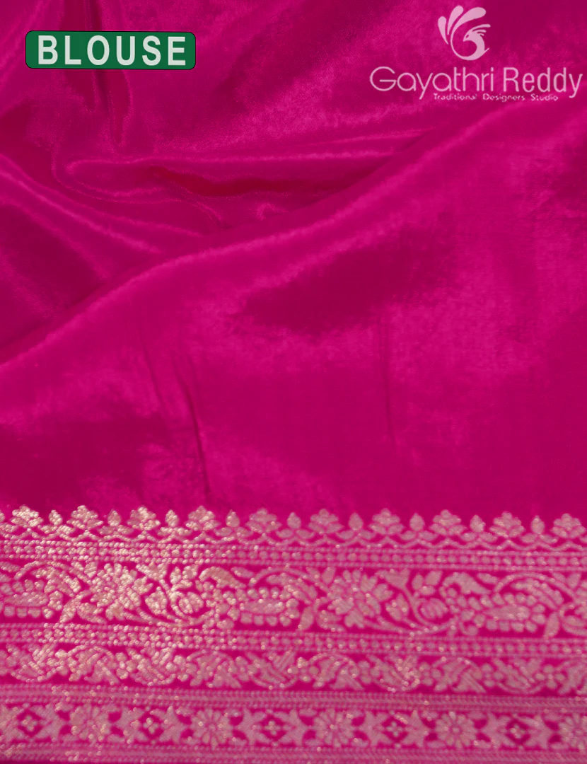 MYSORE CREPE BROCADE SAREE-MCB37 - Image 4