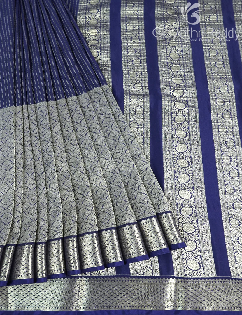 MYSORE CREPE BROCADE SAREE-MCB46 - Image 2