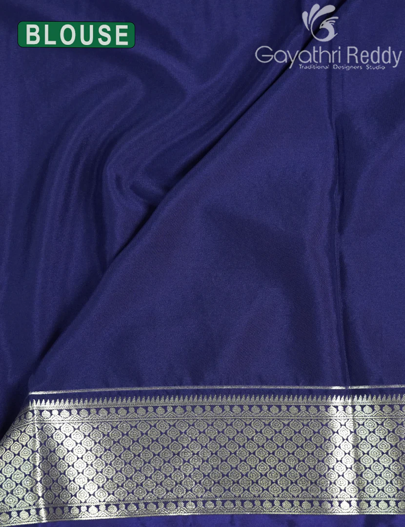 MYSORE CREPE BROCADE SAREE-MCB46 - Image 4