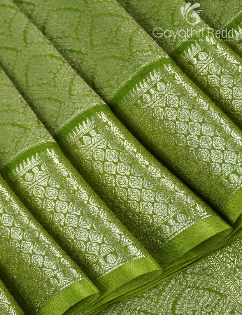 MYSORE CREPE BROCADE SAREE-MCB47 - Image 5