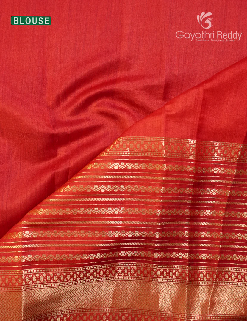 PURE BANARAS CHINIYA SILK SAREE-CS589 - Image 3