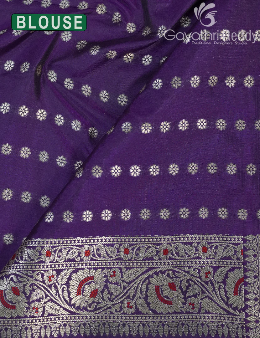 PURE BANARAS KATAN JAAL-BP1151 - Image 3