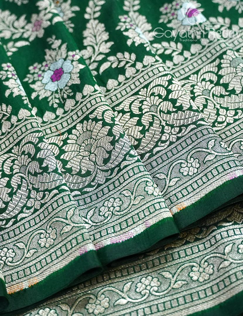 PURE BANARAS KATAN JAAL-BP1153 - Image 4