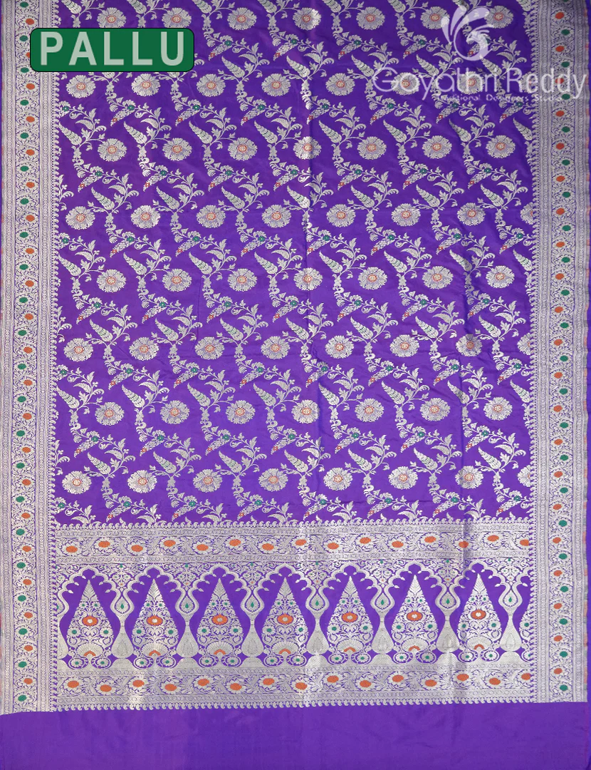 PURE BANARAS KATAN JAAL-BP1162 - Image 2