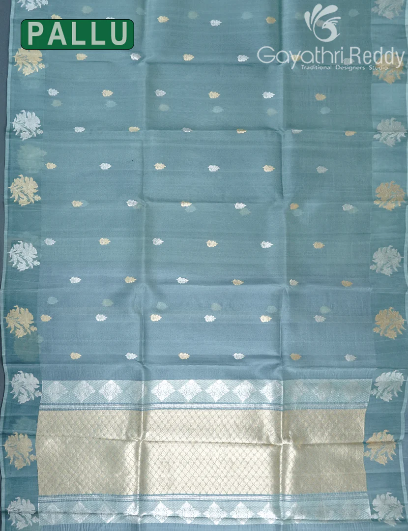 PURE BANARAS KORA SILK-BKS124 - Image 3