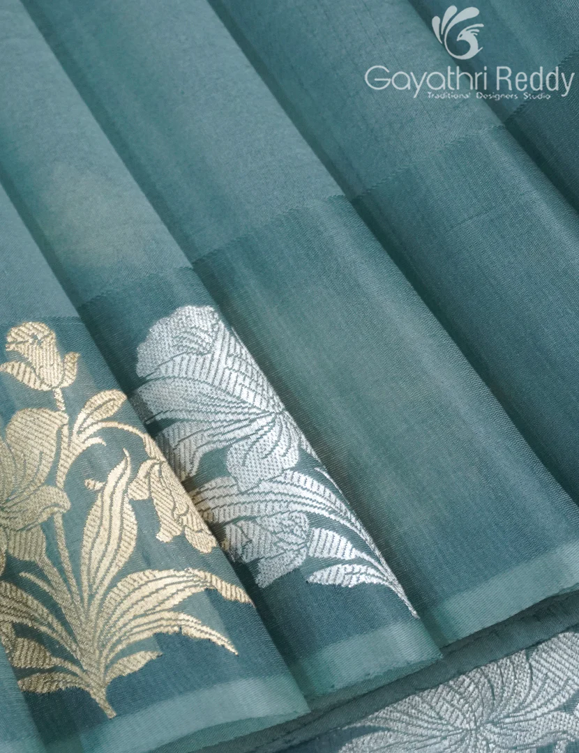 PURE BANARAS KORA SILK-BKS124 - Image 5