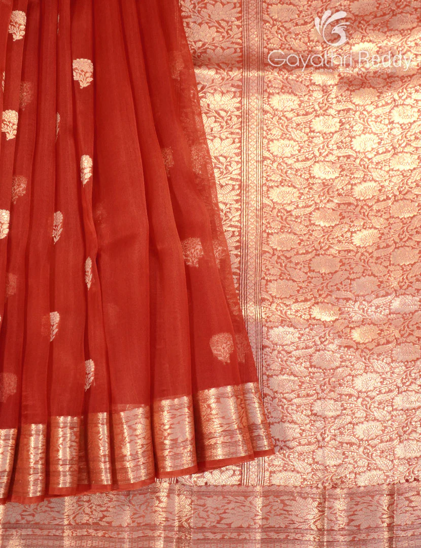 PURE BANARAS KORA SILK-BKS144
