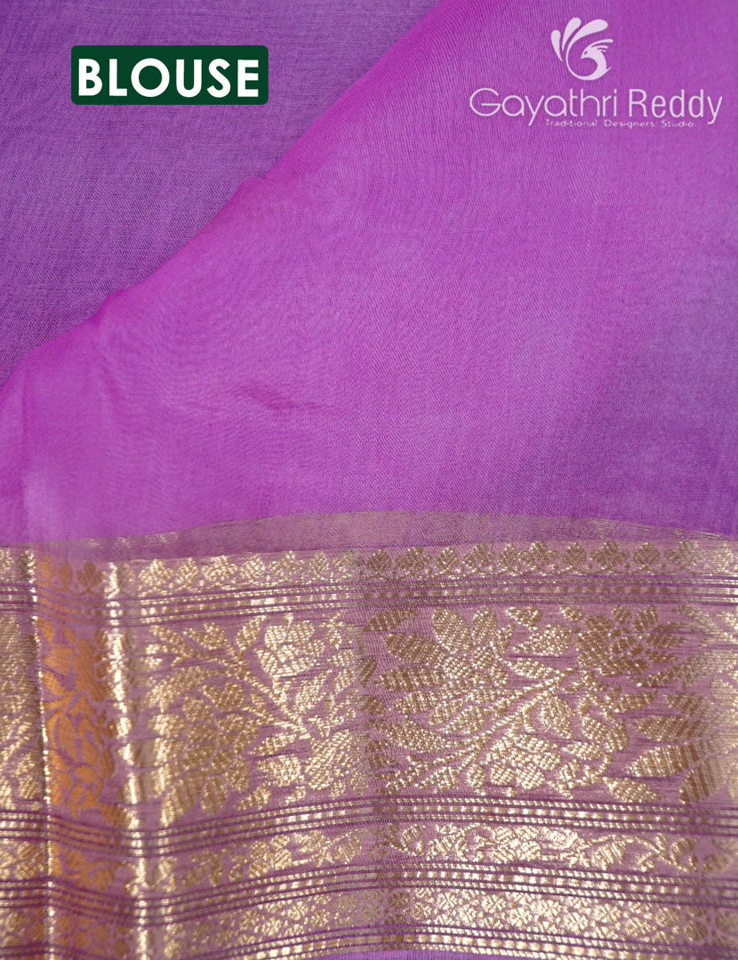 PURE BANARAS KORA SILK-BKS145 - Image 3