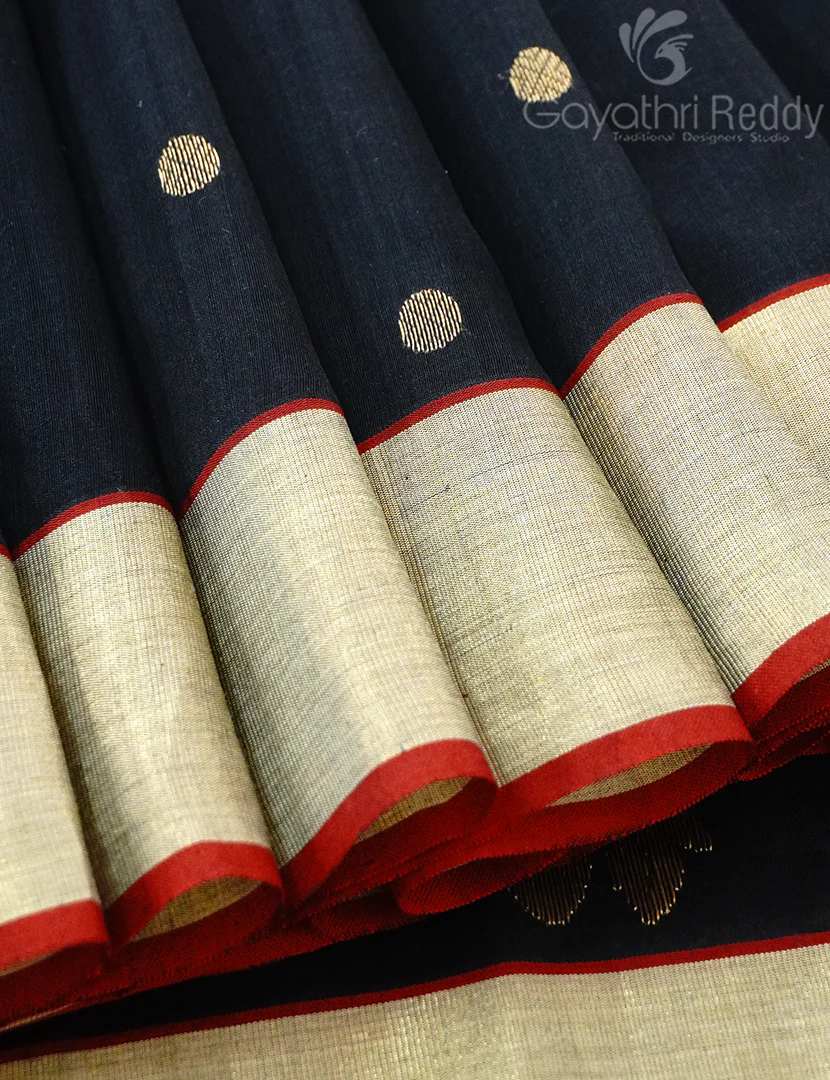PURE CHANDERI SICO  SAREE-PCS654 - Image 4