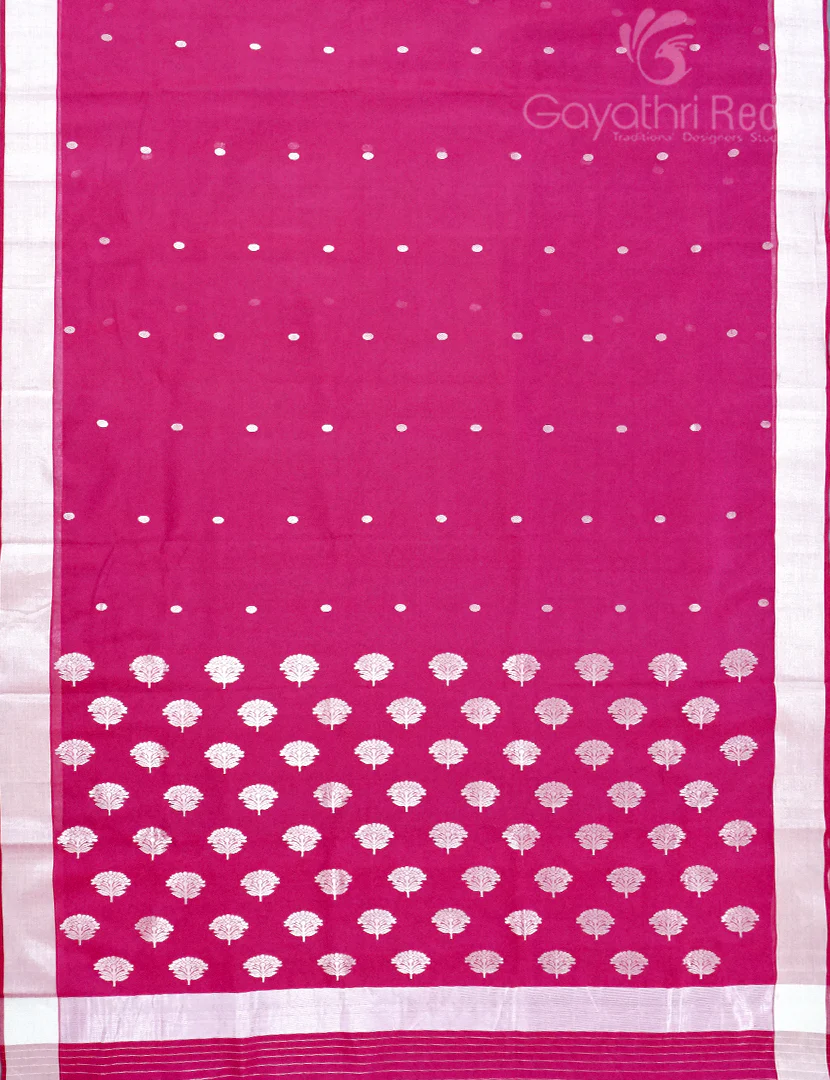 PURE CHANDERI SICO SAREE-PCS656 - Image 3