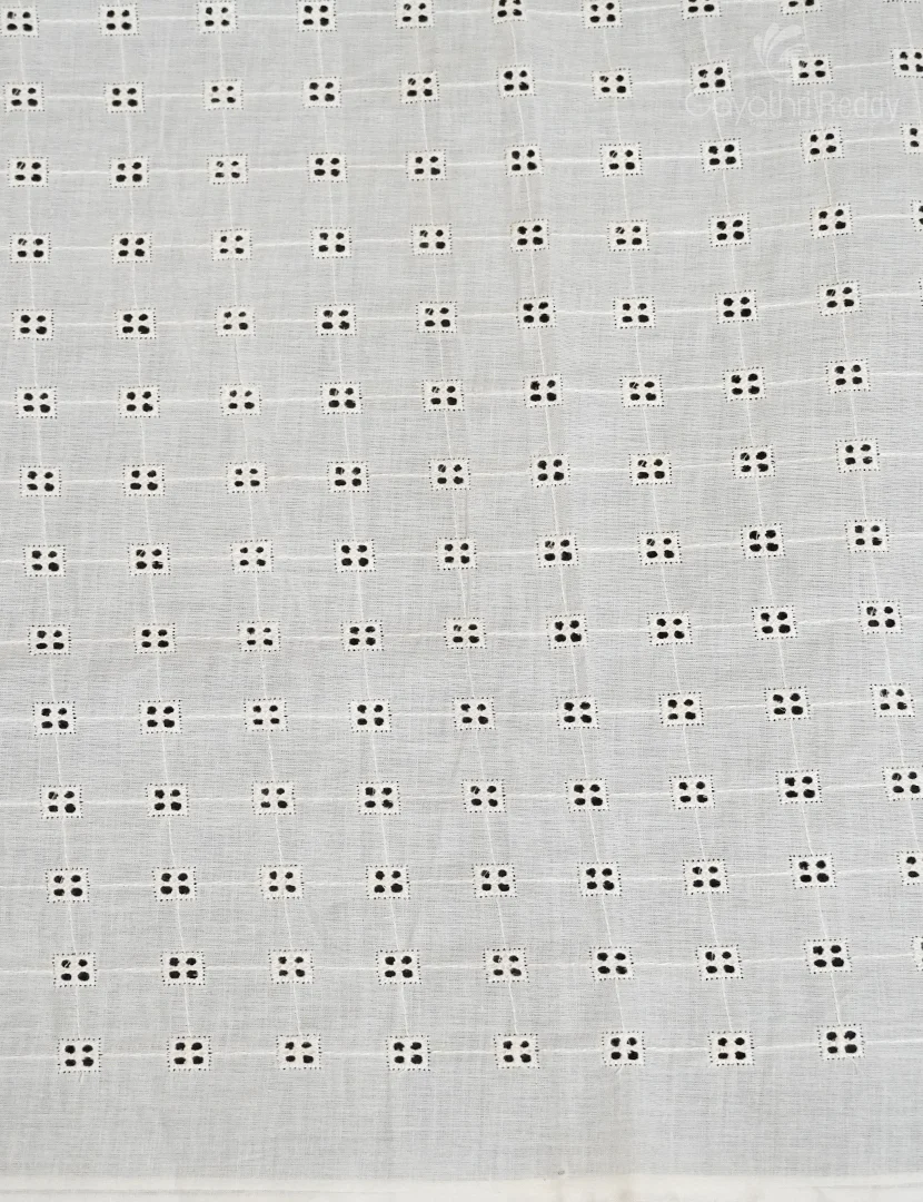 PURE COTTON CUT WORK FABRIC(PER METER)-PCWF5