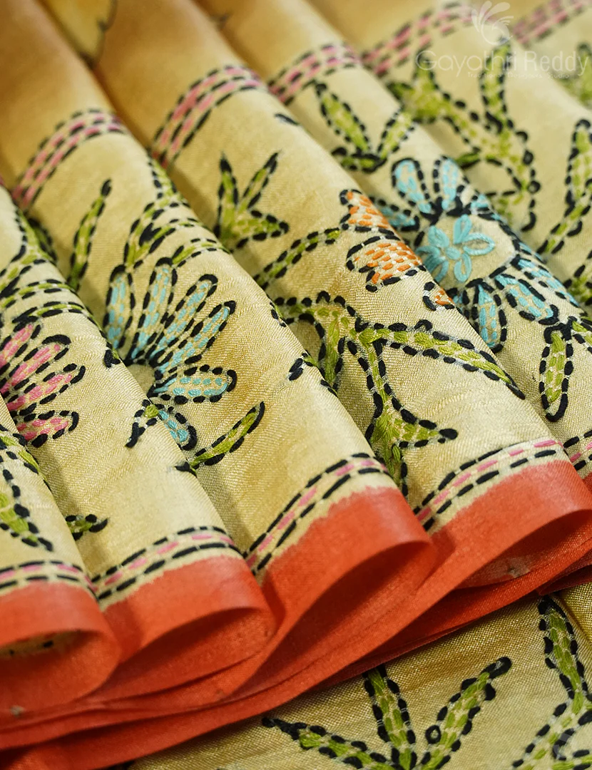PURE DESI TUSSAR KANTA WORK-TS1522 - Image 4