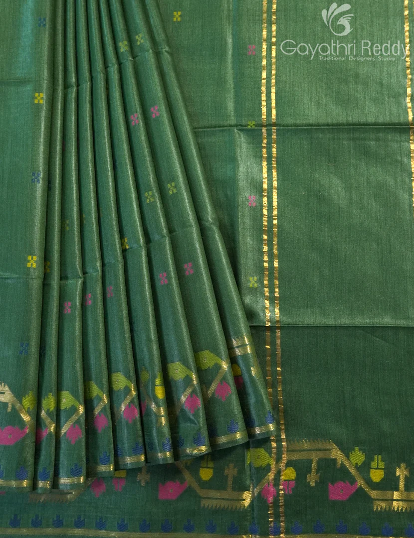 PURE DESI TUSSAR SAREE-TS1550