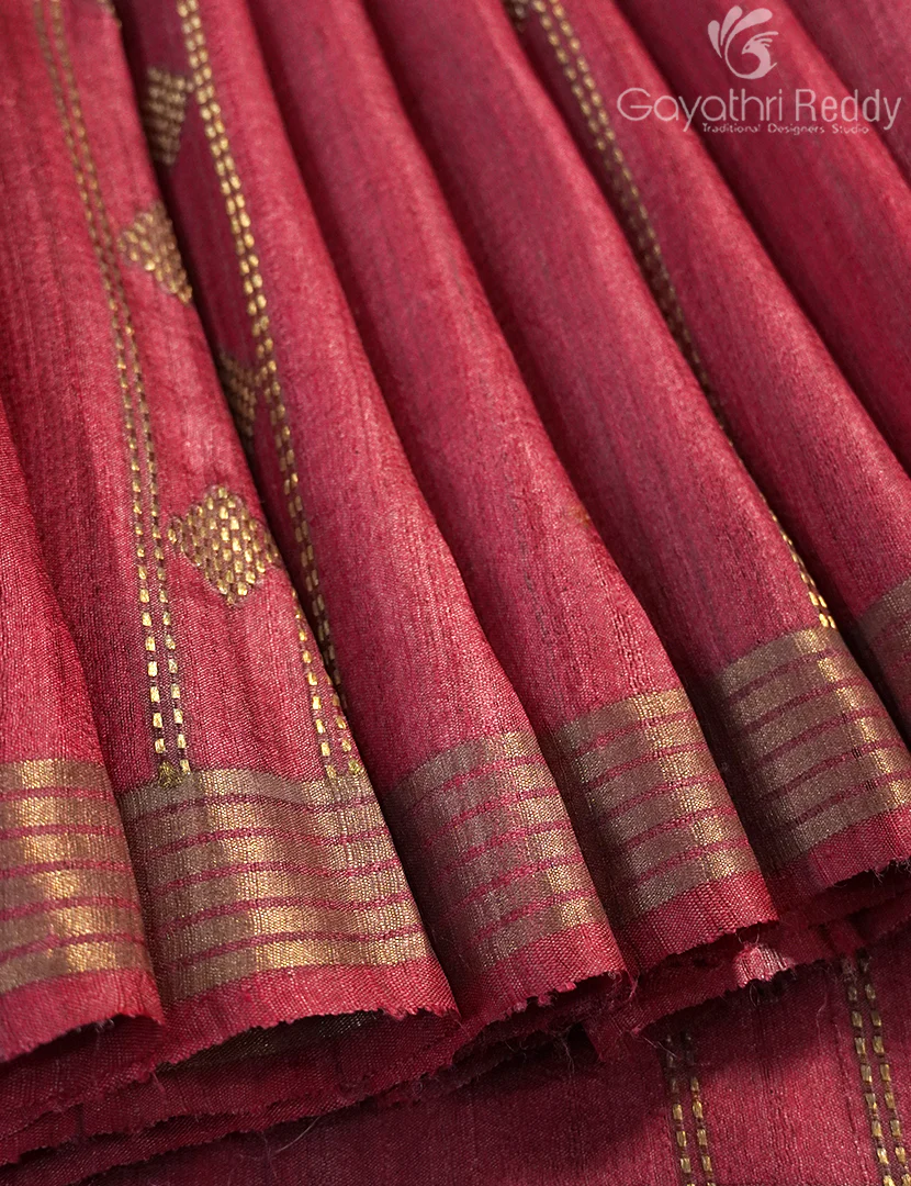 PURE DESI TUSSAR SAREE-TS1558 - Image 4