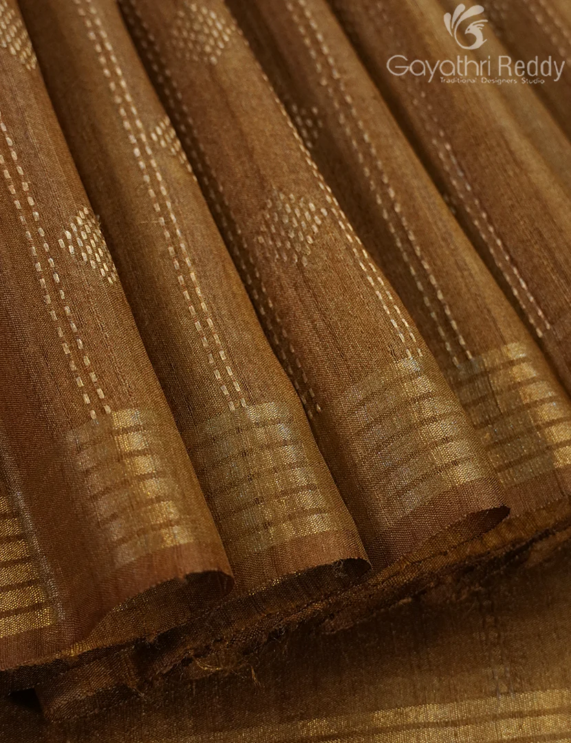 PURE DESI TUSSAR SAREE-TS1567 - Image 4