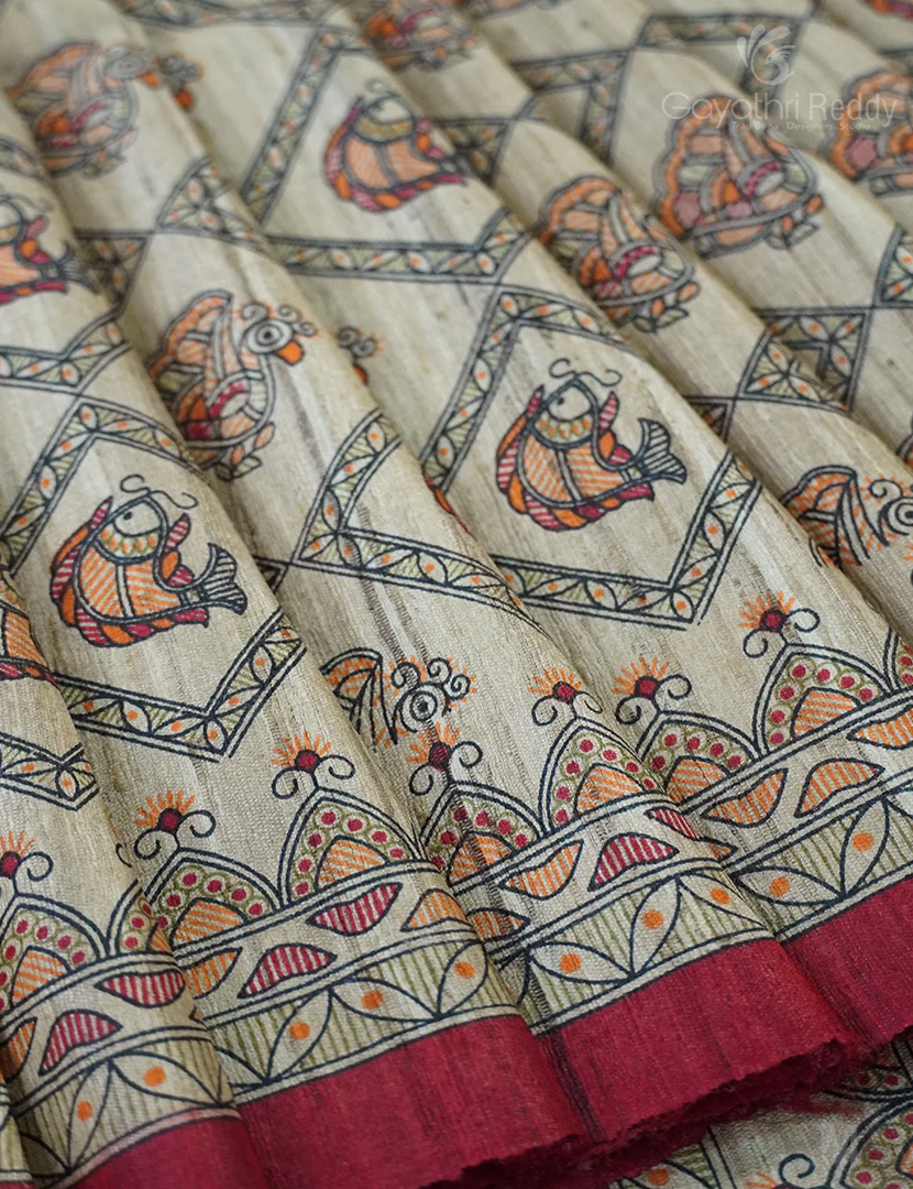 PURE DESI TUSSAR SILK-TS1368 - Image 3