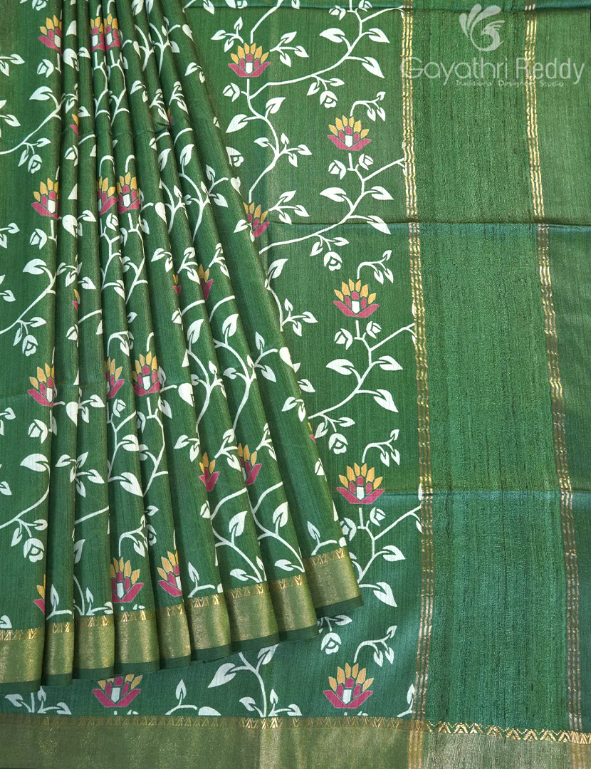 PURE DESI TUSSAR SILK-TS1528