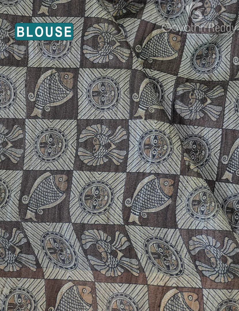 PURE DESI TUSSAR SILK-TS1541 - Image 3
