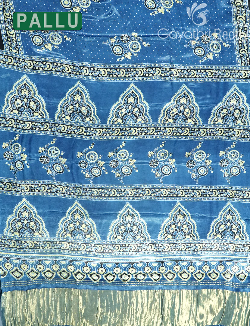PURE GAJI SILK SAREE -GSS37 - Image 2