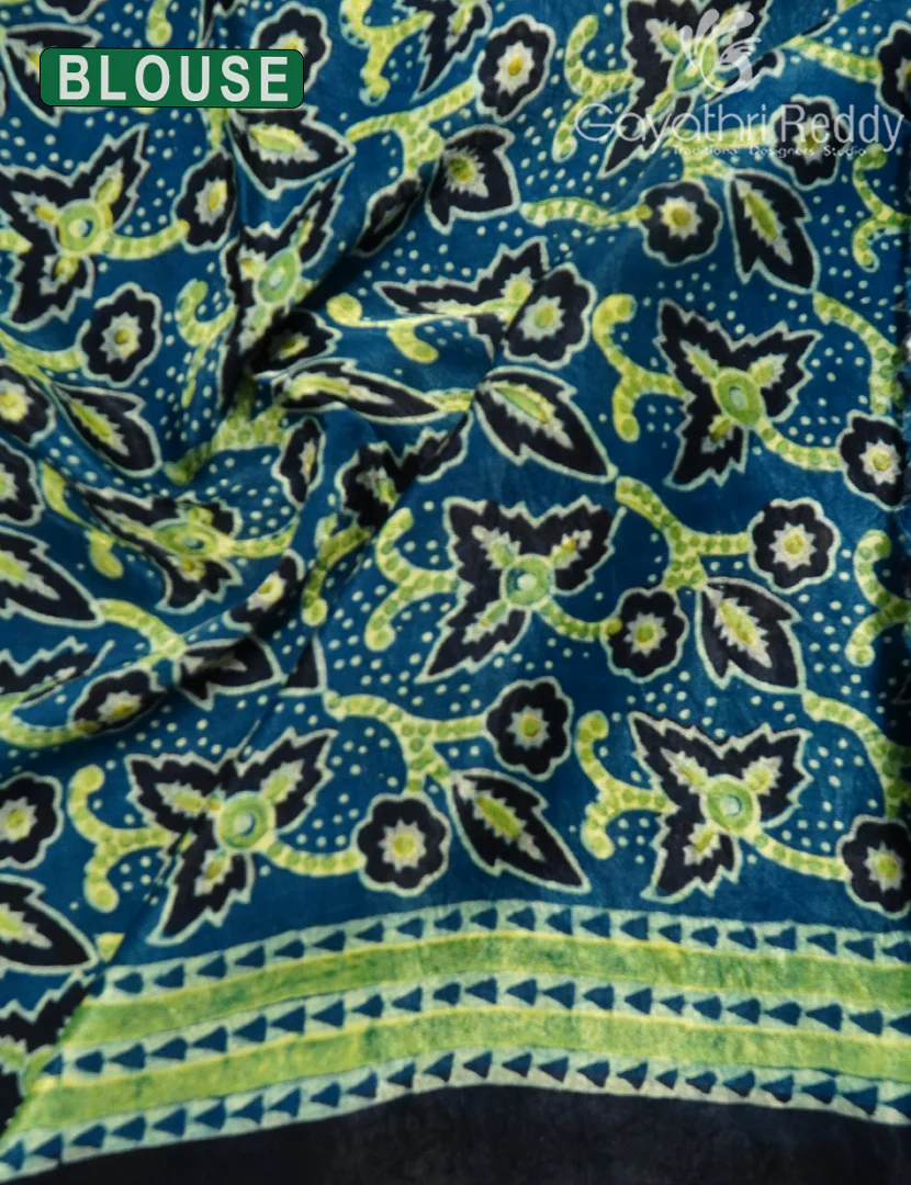 PURE GAJI SILK SAREE -GSS47 - Image 3