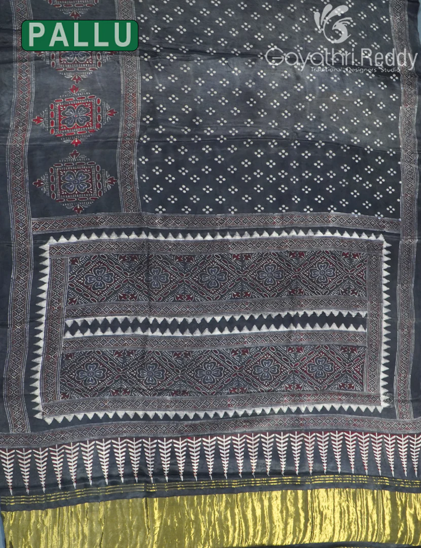 PURE GAJI SILK SAREE -GSS50 - Image 2