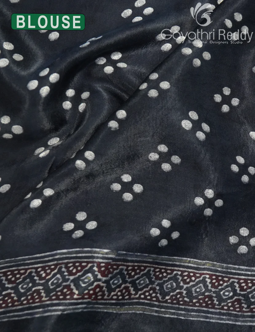PURE GAJI SILK SAREE -GSS50 - Image 3