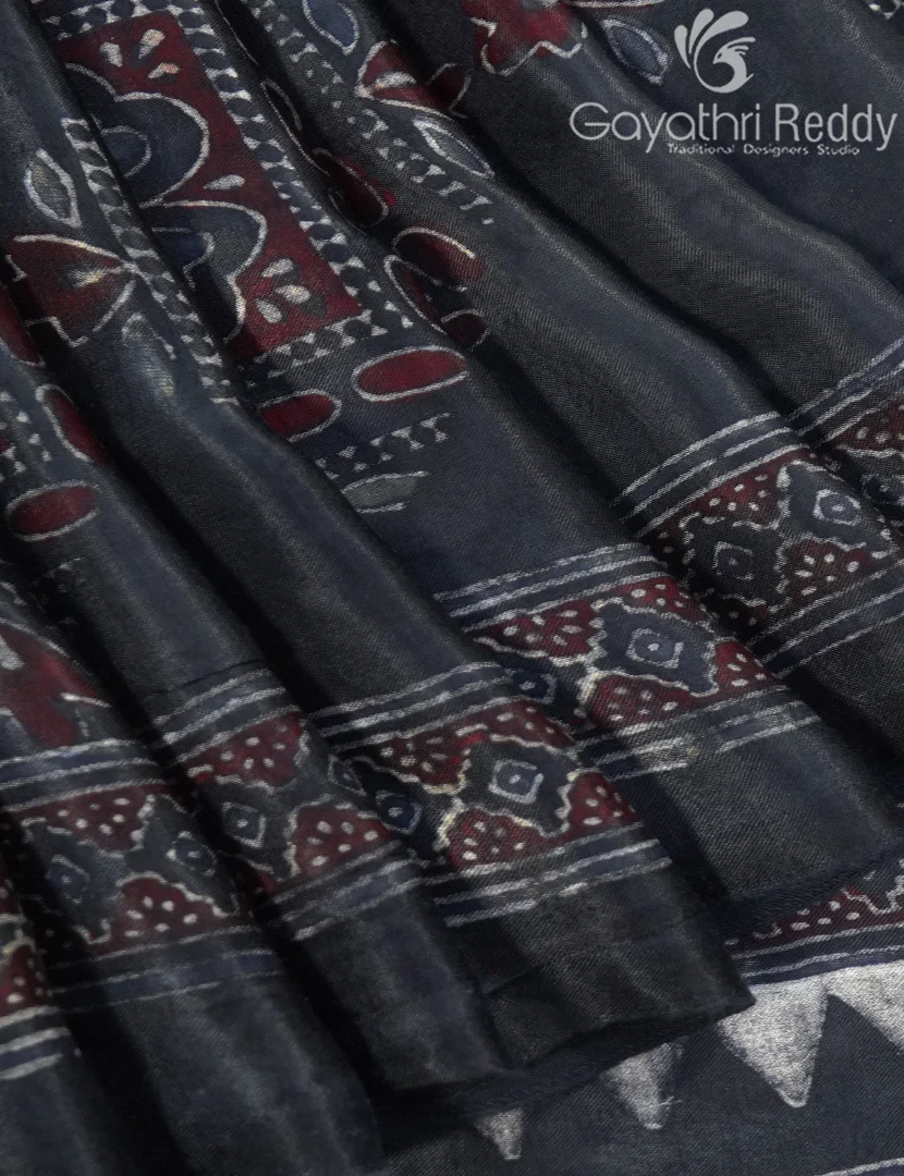 PURE GAJI SILK SAREE -GSS50 - Image 4