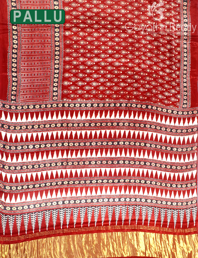 PURE GAJI SILK SAREE -GSS52 - Image 2