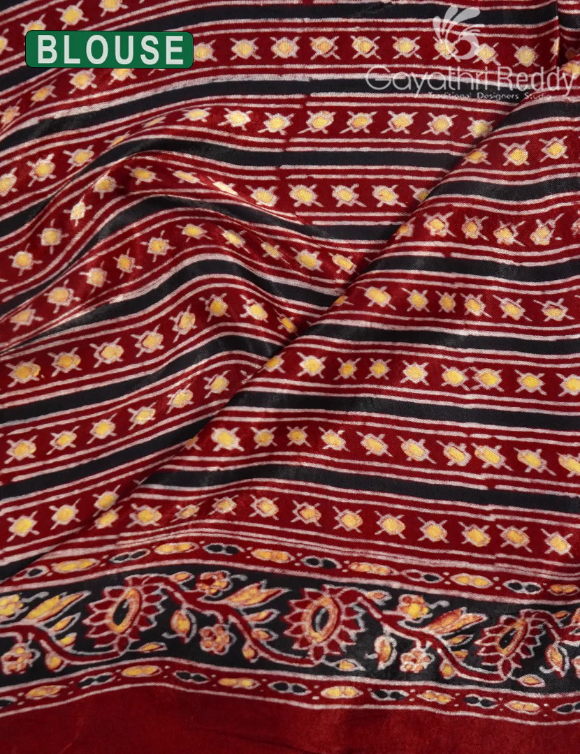 PURE GAJI SILK SAREE -GSS53 - Image 3