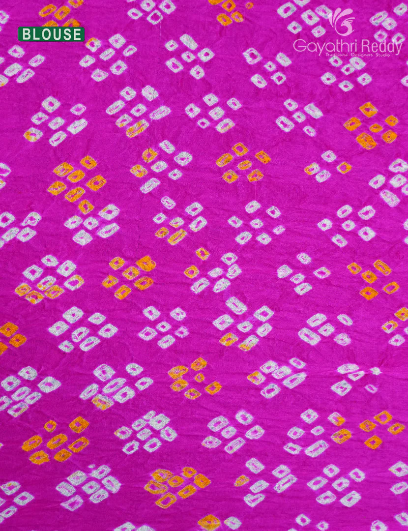 PURE GAJJI SILK BANDHANI-PGB16 - Image 3