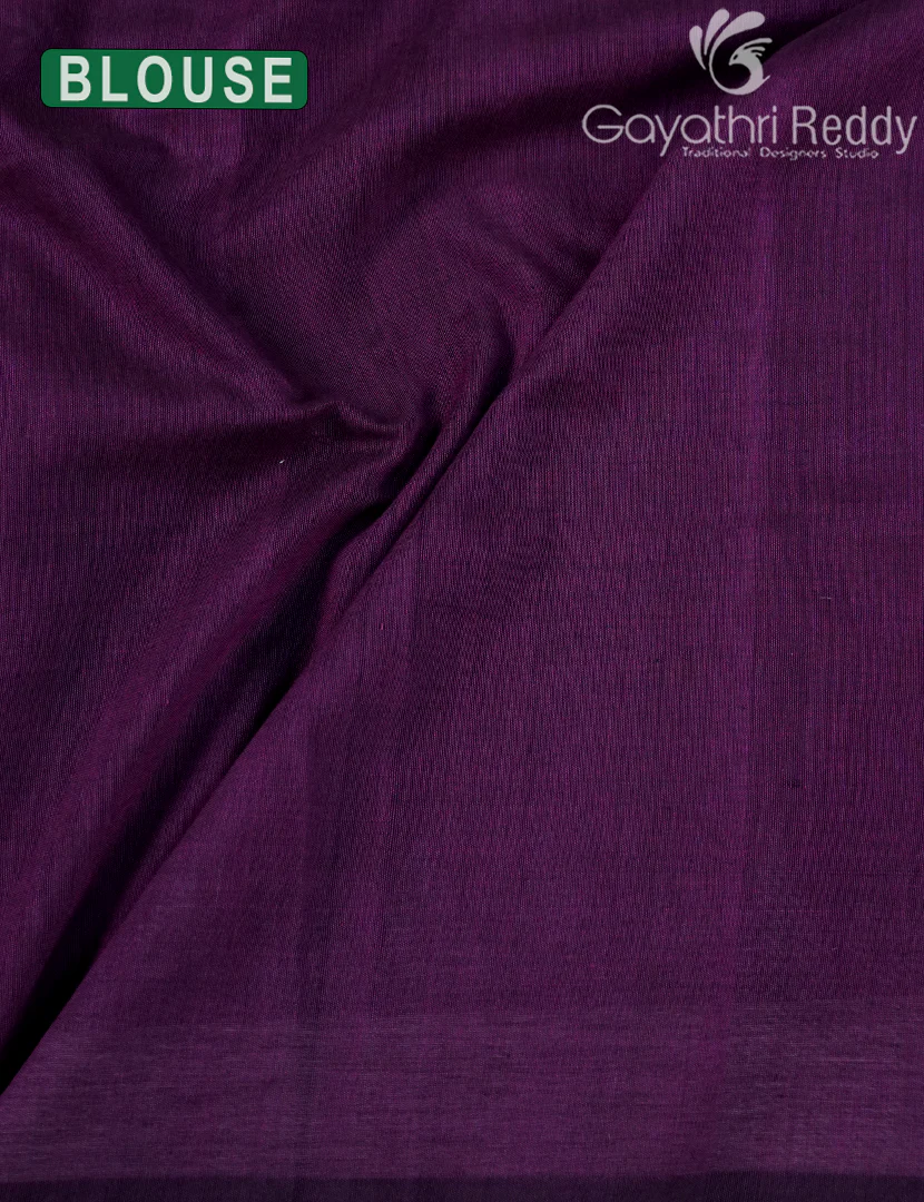 PURE IKKAT COTTON (H.L) SAREE-IKC1047 - Image 3