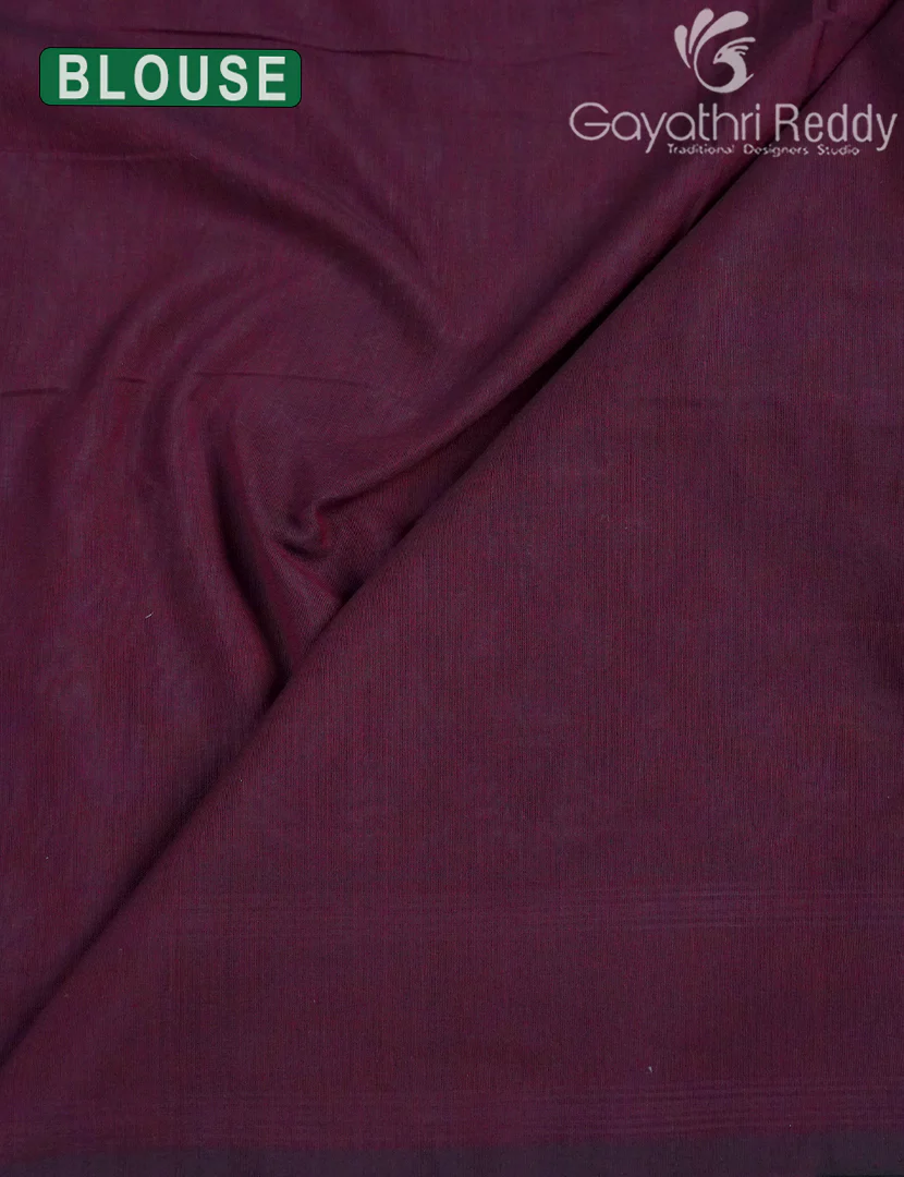 PURE IKKAT COTTON (H.L) SAREE-IKC1049 - Image 3