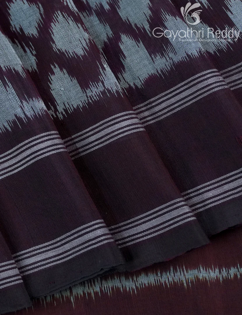 PURE IKKAT COTTON (H.L) SAREE-IKC1049 - Image 4