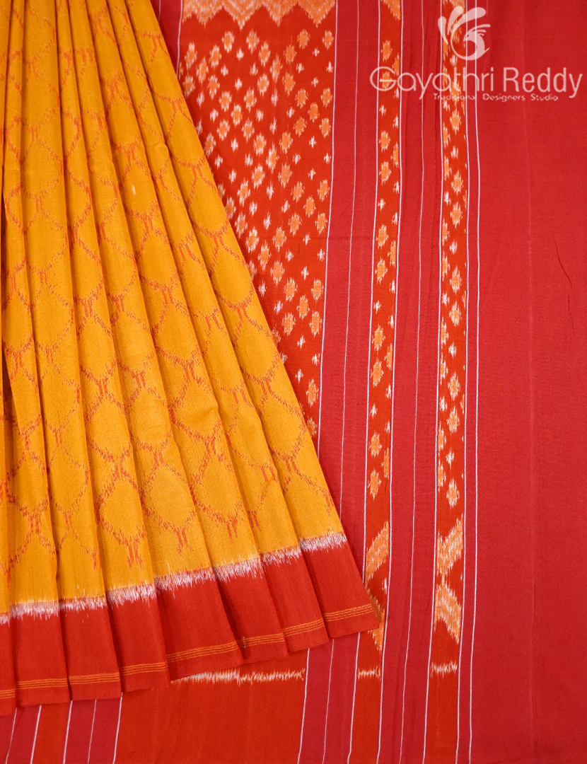 PURE IKKAT COTTON (H.L) SAREE-IKC1050 - Image 2