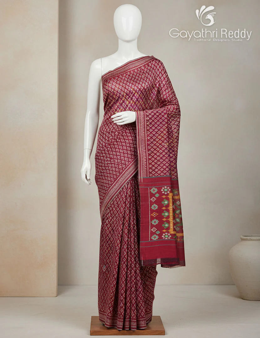 PURE IKKAT COTTON (H.L) SAREE-IKC1053