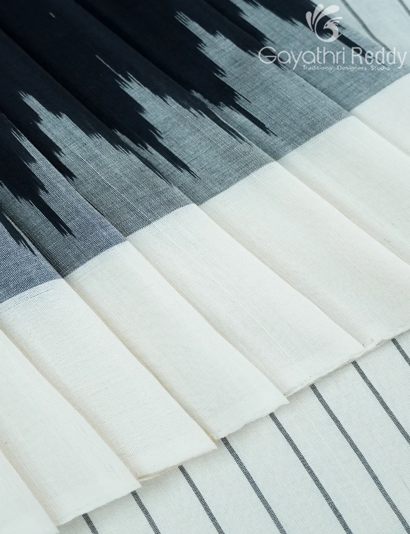 PURE IKKAT COTTON (H.L) SAREE-IKC1055 - Image 4