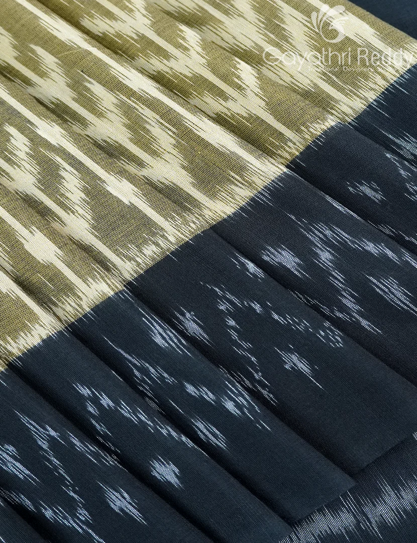 PURE IKKAT COTTON (H.L) SAREE-IKC1057 - Image 4