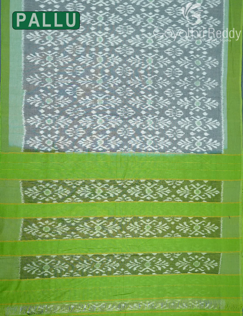 PURE IKKAT COTTON (H.L) SAREE-IKC1062 - Image 3